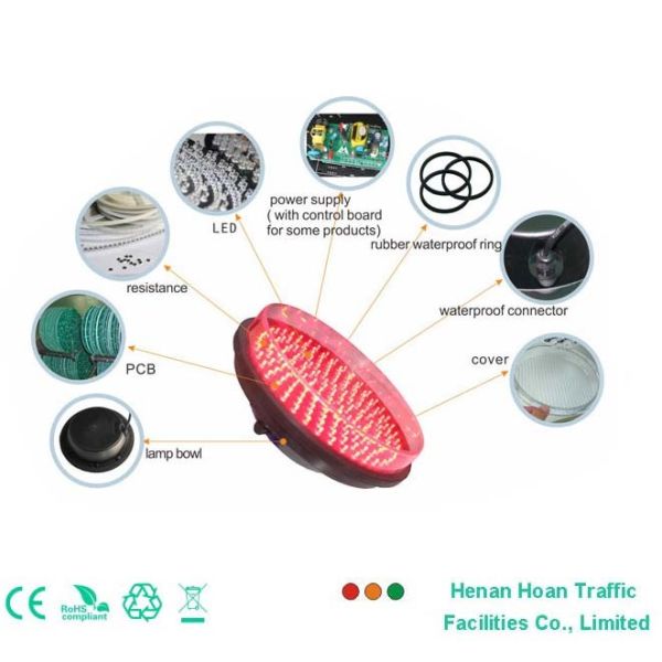High Brightness Led Traffic Light Module High Quality Traffic Light Led Module Plastic Housing Traffic signal Light Module