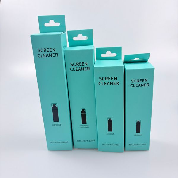 Screen Cleaner Spray with Microfiber Wipes - Safe for Lenses and Electronics in 30/60/80/100/120mL Sizes