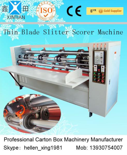 High Speed Automatic Paper Carton Making Machine , Vertical Cutting Machines