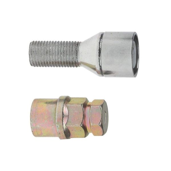 Slot Cone Seat Locking Wheel Bolts 56 X 23.5 Mm Dimension For Audi / Benz / VW