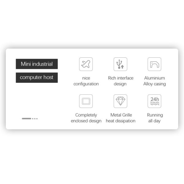 ПК модуля Rs232rs485 Fanless Multi гаван 4g двойной гавани мини промышленное
