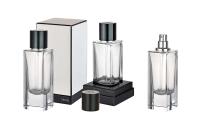 Caps de botellas de perfumes de color de aluminio plateado con versiones de cuello con acabado estándar CE
