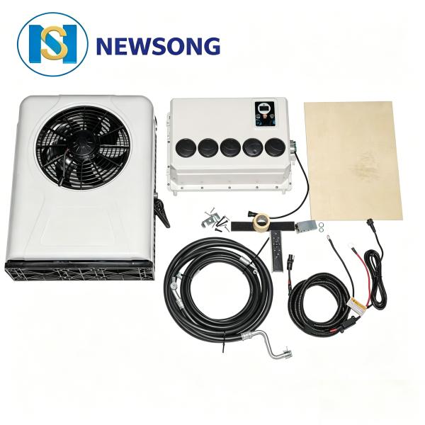 ISO14001 TS16949	Electric Truck Parts 2400W 42A 24 Volt Air Conditioner For Trucks