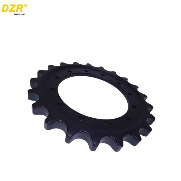 Pignons de chaîne amovibles noirs de haute précision pour chaînes à rouleaux en acier inoxydable
