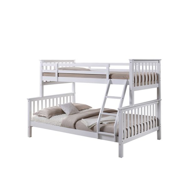 Popular Dormitory Steel Bunk Beds Durability Electrostatic Powder Coating