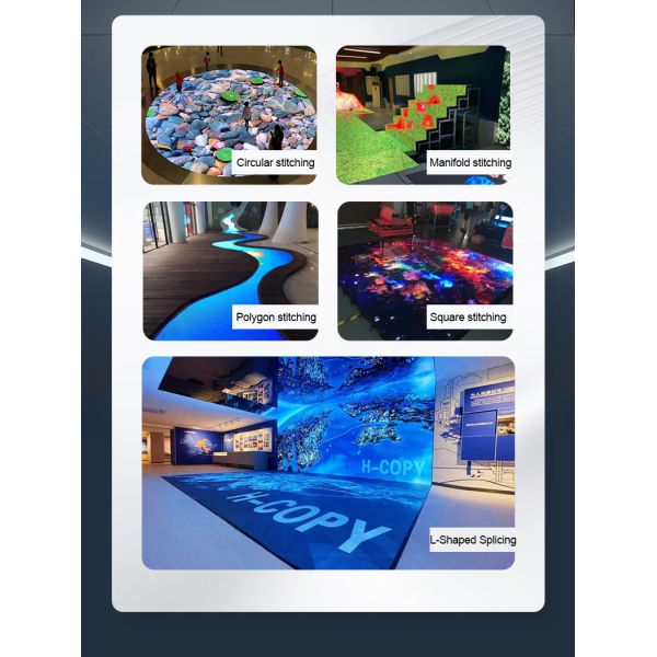 Customized Led Interactive Floor Screen Waterproof Interactive Screen Led Stage Floor Screen