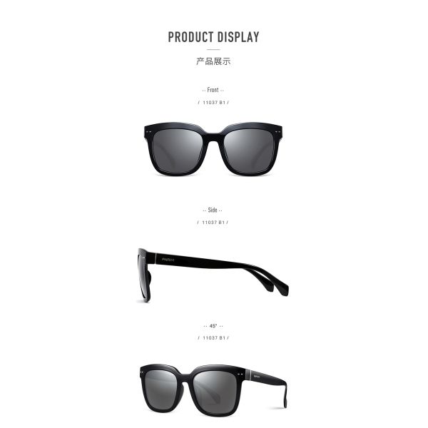 Людей женщин ПЭИ солнечных очков Унисекс серые голубые объектива рамки Эйегласс света ультра