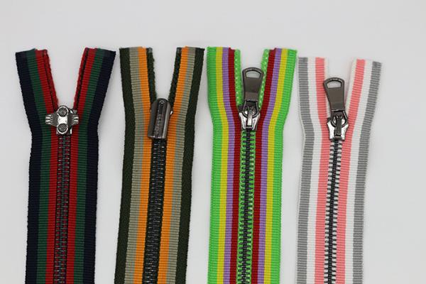 9 Inch Open End Brass Fashion Metal Zippers Colorful Tape Auto - Lock Pulls