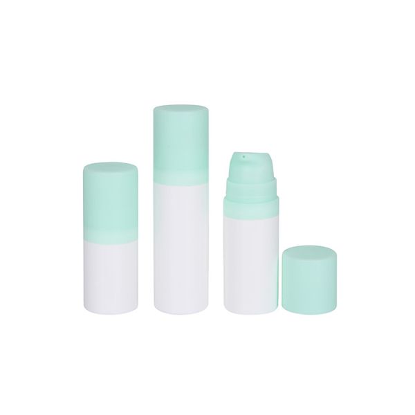 Airless Plastic PP Travel Bottle Set Lotion Cosmetic Packaging 5 / 10 / 15ml