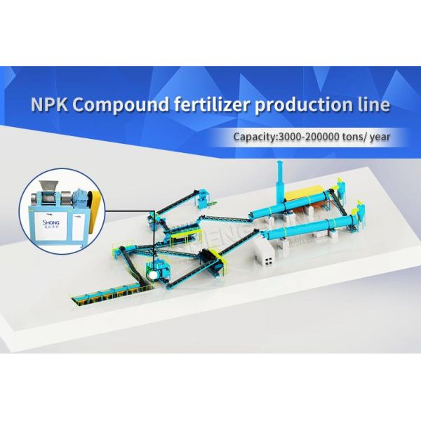 Compound Fertilizer Production System For NPK Organic Fertilizer Manufacturing