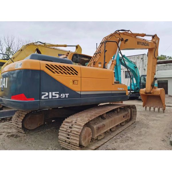 Original Used Hyundai Digger 215-9 Crawler Excavator with 22 Ton Operating Weight