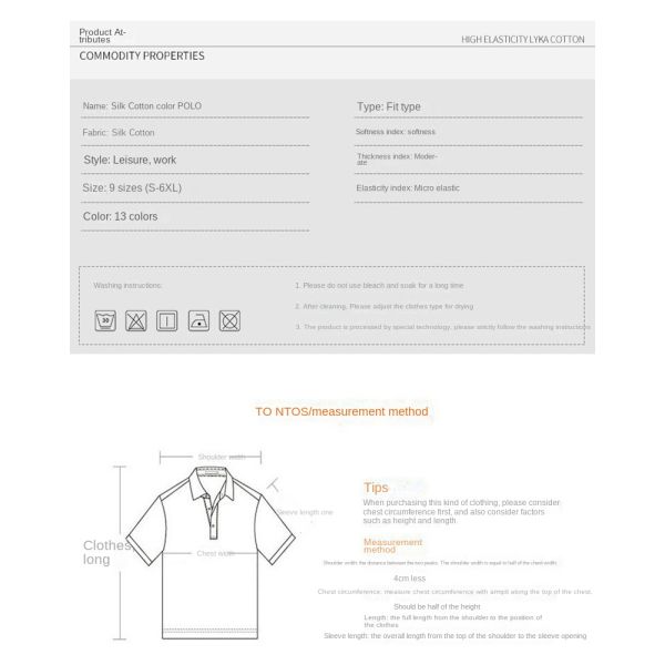 Men's Customized Short-sleeved Polo Shirt for Business Work Activity and Advertising