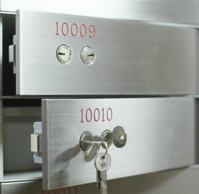 Vária caixa do cacifo do banco da porta do serviço 10mm do ODM das cores Lockable