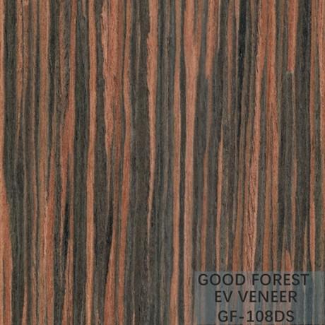 A madeira projetada folheia Ebony Wood Veneer 0.15-0.55 milímetros de espessura