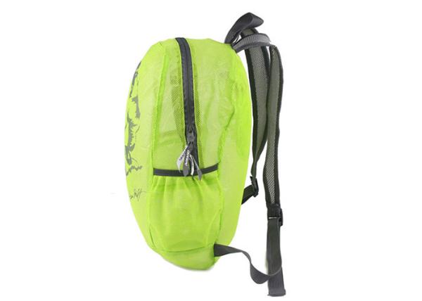 SEDEX Women Printing Polyester Backpack Green Mesh Backpack