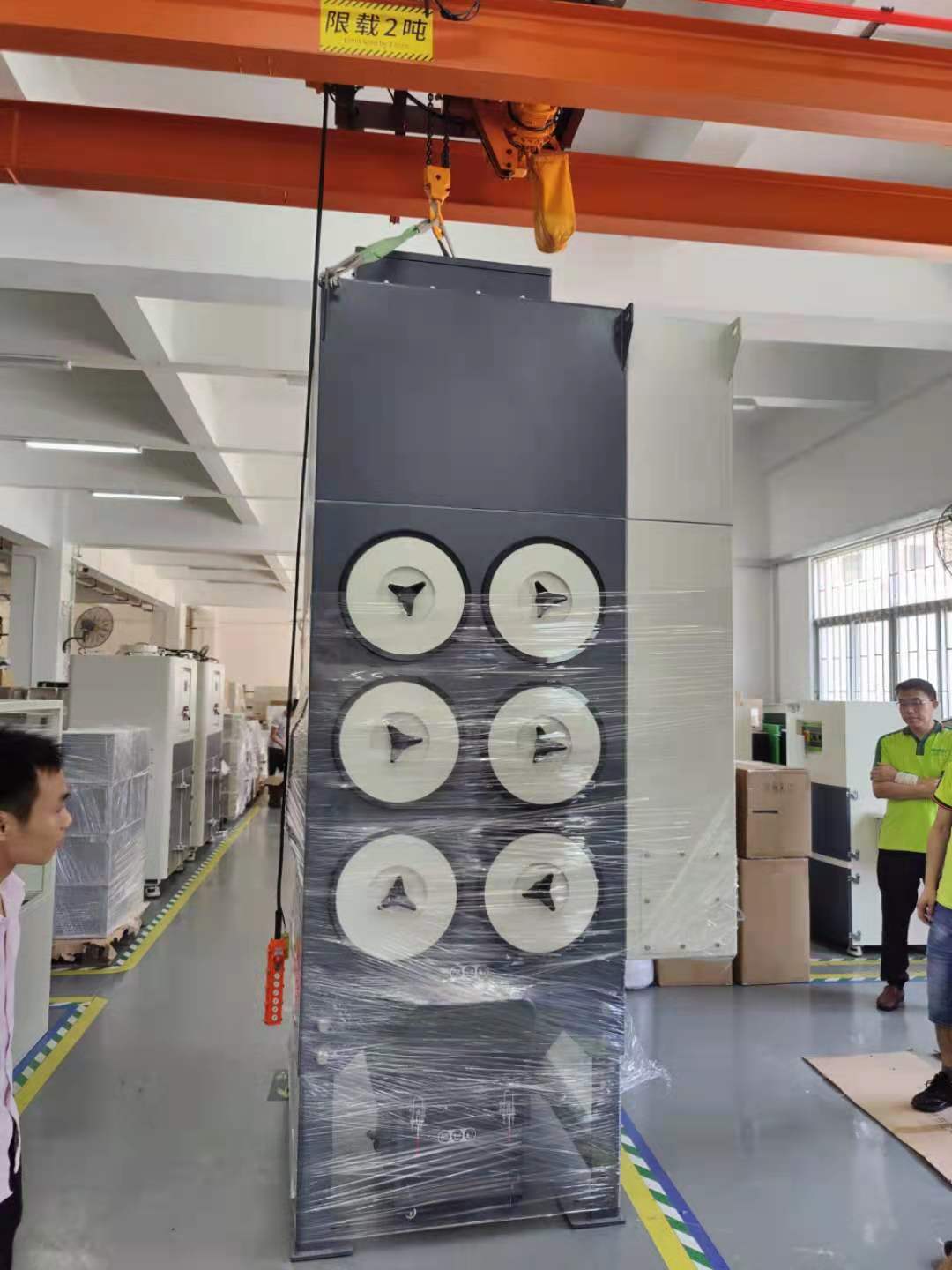 Взрывозащищенный сборник пыли 6000M3/H 7500W для оборудования Woodworking лазера