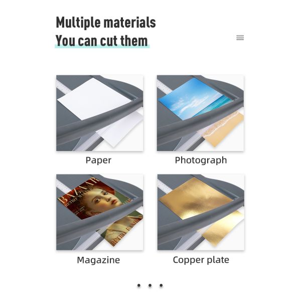 12 дюймовая доска для резки бумаги А4 Гильотиновая бумажная резка с защитой от безопасности