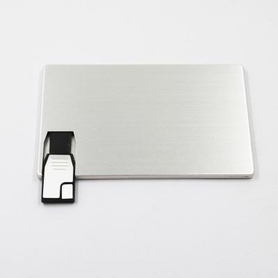 Vara feita sob encomenda 2,0 128GB 256GB de Logo Credit Card Sized Usb da cópia impermeável
