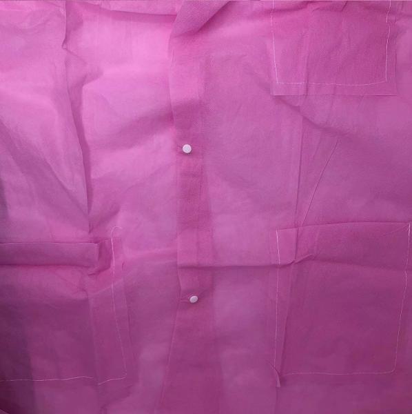 Fluid Resistant Multi Ply SMS Disposable Visitor Coats for hospital