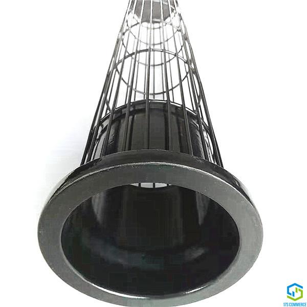 Q235 Wild Steel Dust Collector Filter Cage Silicon Coating