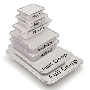 Маленькие фольганые кастрюли Серия Маленькие фольганые пекарни Хлебная кастрюля Хлебная кастрюля одноразовая