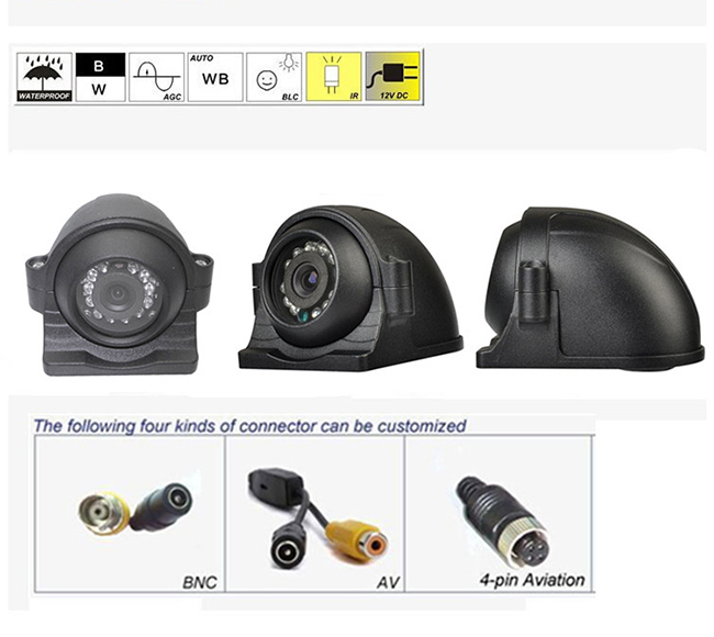 Беспроводная обратная система цифров камеры CCTV корабля для расстояния инфракрасн автобуса 15m