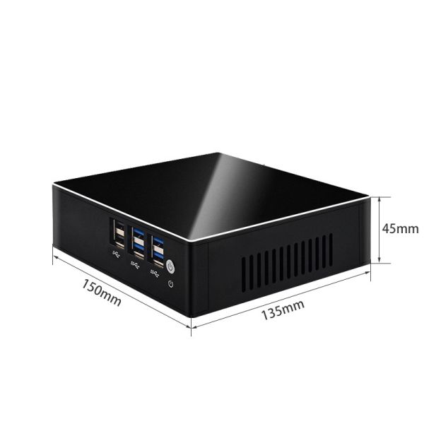 10-е поколение Core i5 10210U i7 10510U HD-MI*2 16 ГБ DDR4 SSD Win11 Настольный мини-ПК для офиса
