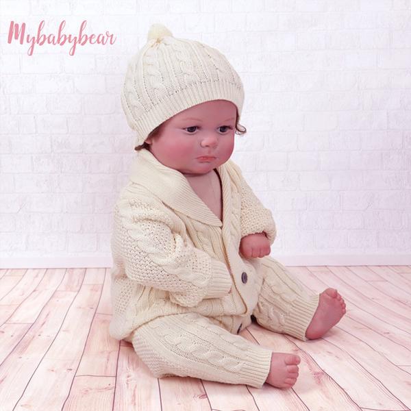Autumn New Toddler Baby Boys Girls Knitted Bodysuit Infant Jumpsuit Knitwear Outfits Newborn Baby Sweater And Baby Knit