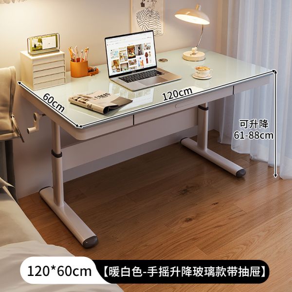 Home Office Funiture Lift Computer Desk for Study and Work in Bedroom or Dormitory