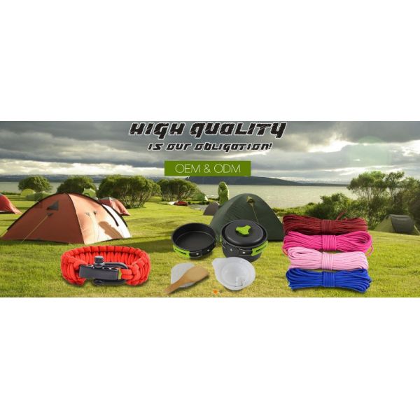 Customization 100FT 7 Inner Strand 550 Polyester Paracord Parachute Cord Camping Rope