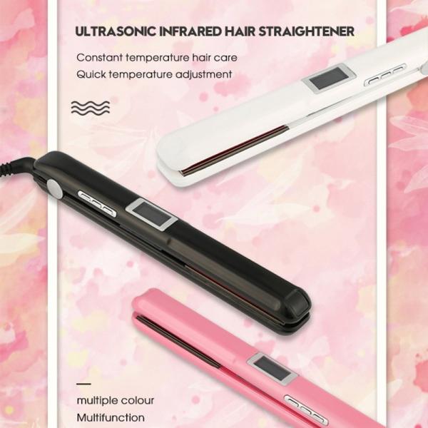 25W-39W Infrared Hair Straightener Ultrasonic LCD Display Hairs Flat Iron Ceramic