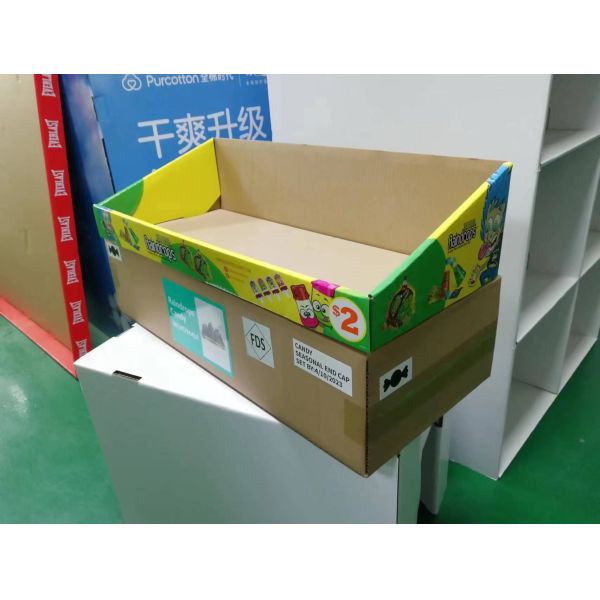 Подносы картона PDQ конфеты детей для продажи конфеты/еды/закусок