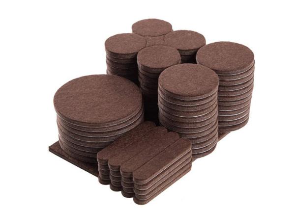 Self Adhesive 5mm Wood Floor Furniture Protector Felt Pads
