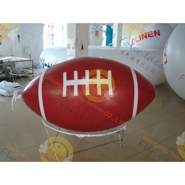 3.5*2m Reusable Inflatable Advertising Oval Balloon,0.18mm helium quality PVC with Two side printing for opening events