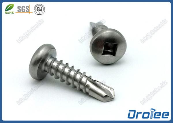 304 / 18-8 Stainless Steel Square Pan Head Self Drilling Tek Screw