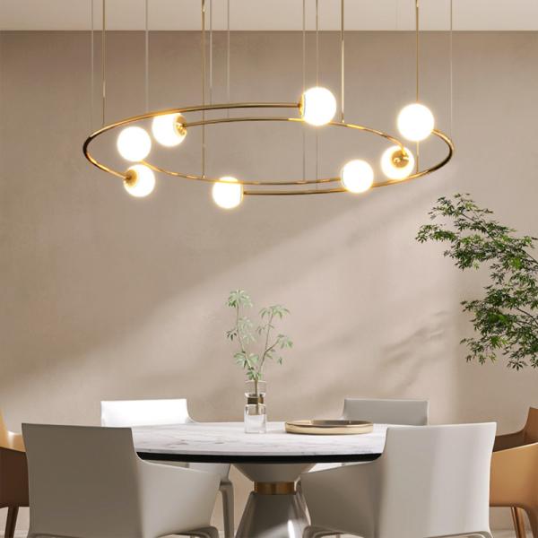 Modern Luxury Chandelier Home Decor For Dinning Room Nordic ring Chandelier(WH-MI-415)