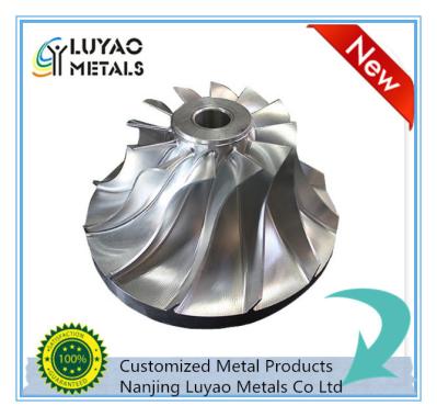 DIN ASTM Customized Investment Casting Aluminum And CNC Machining Impeller
