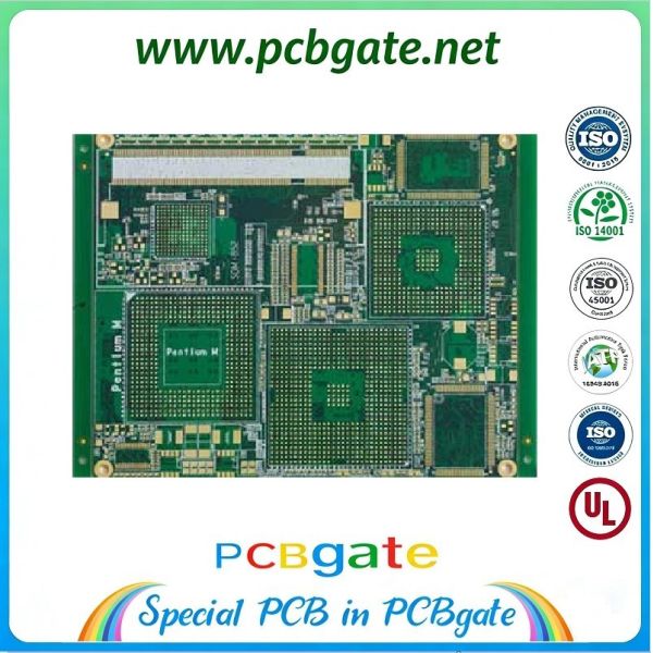 High-conductivity plated PCB gold finger board for POS Terminals