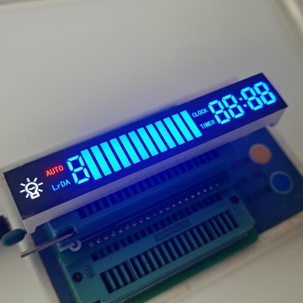 キッチンフード用明るい青/白/赤カスタム7セグメントLEDディスプレイ