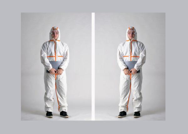 Practical Disposable Overalls Abrasion Resistant PP / SMS / SF Material