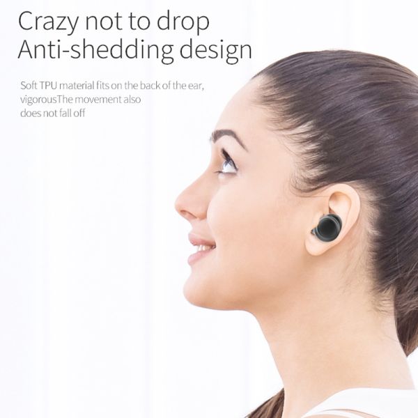 Ухо наушников спорта Tws наушника радиотелеграфа Bluetooth 5,0 гестии хэндс-фри знонит по телефону случаю наушников Earbud шлемофона Earbuds для телефона