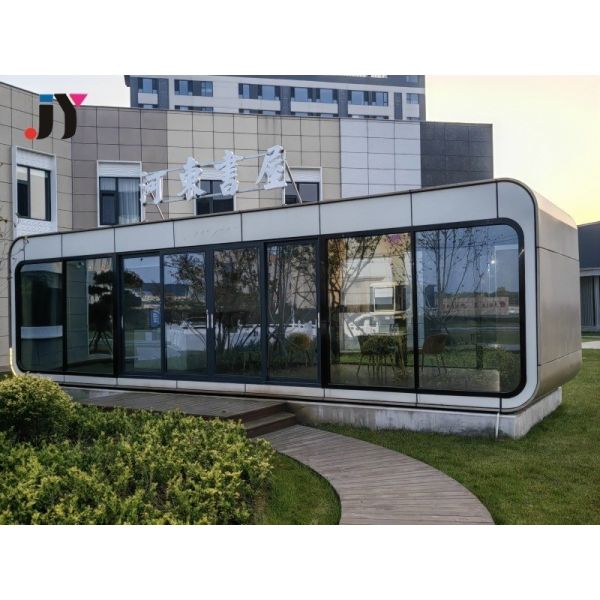 50-80m2 Mobile Home Forming with Hot-Rolled Steel Guest House DIY Garden Micro Cottage