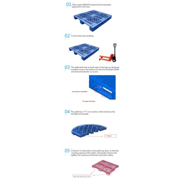 Plastic pallet heavy duty industry pallet plastic pallet prices