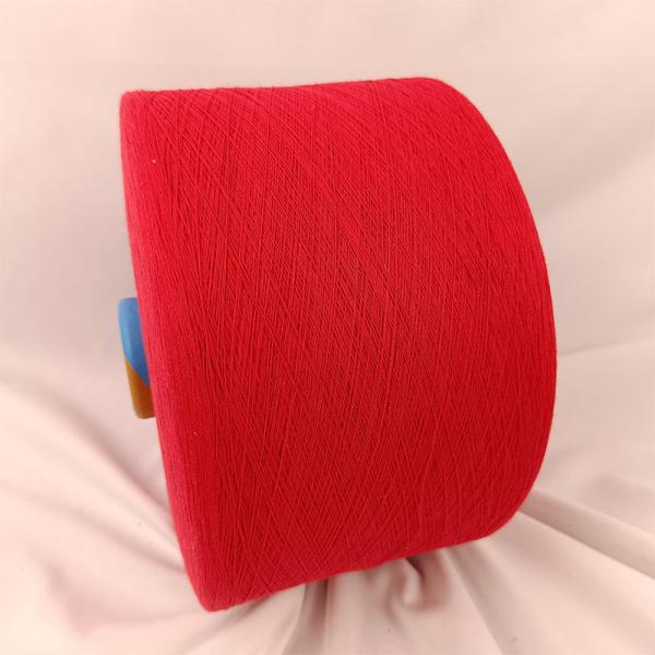16s 20s 21s chaussettes fils de coton régénérés fils de coton recyclés polyester mélangé fils