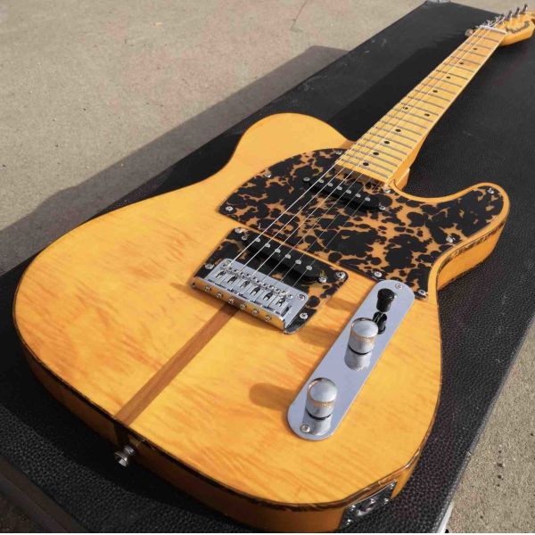 Custom HAnderson Hohner Mad-cat Vintage Rare Flame Top Finish Nicer Tele Electric Guitar