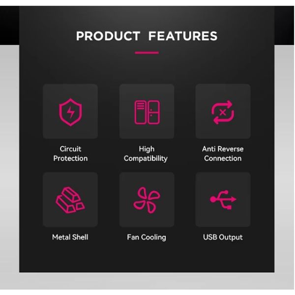 Protection contre les surcharges de 12 V et fonctions de protection multiples