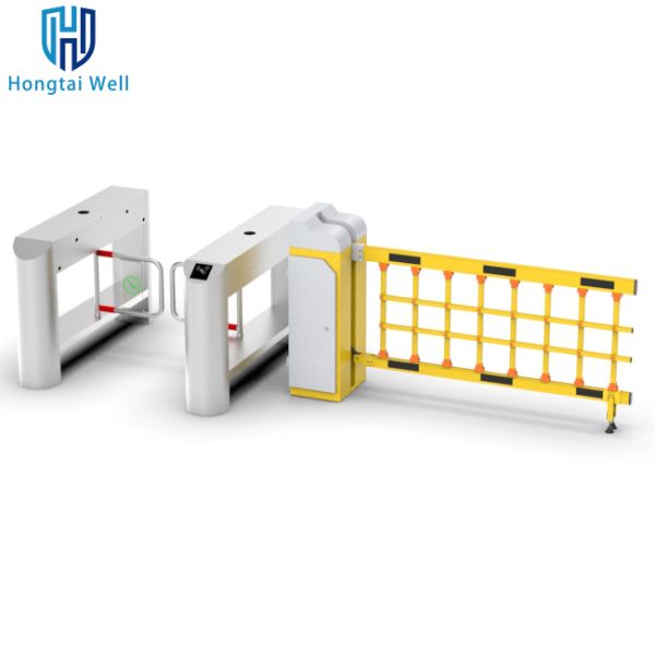 Porta 600mm do torniquete do balanço da medida da temperatura com sistema de reconhecimento de cara