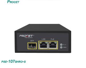 RoHS IP40 Fire Retardant Housing 75W Poe Injector For Ptz Camera