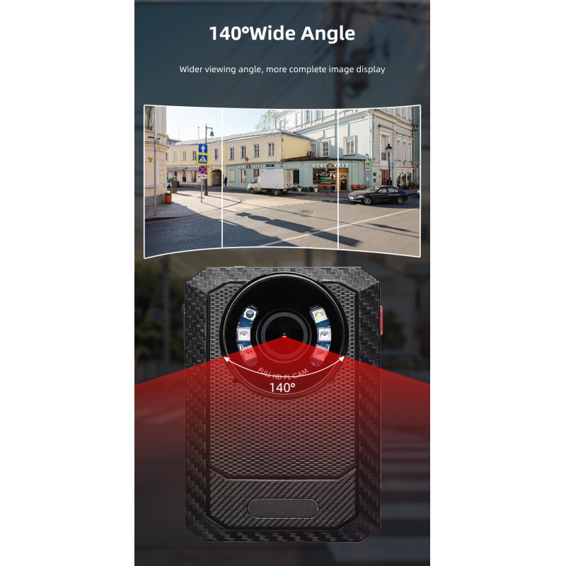 OEM/ODM Mini 4G Body Worn Camera Support Wifi and GPS with IR Night Vision IP65 Waterproof Body Camera for Security Guard
