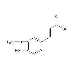 100% Natural Organic Rice Bran Extract / Rice Bran P.E. Ferulic acid 98% powder
